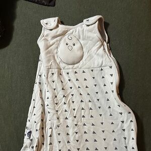 Nested Bean White and Gray Sleep Sack